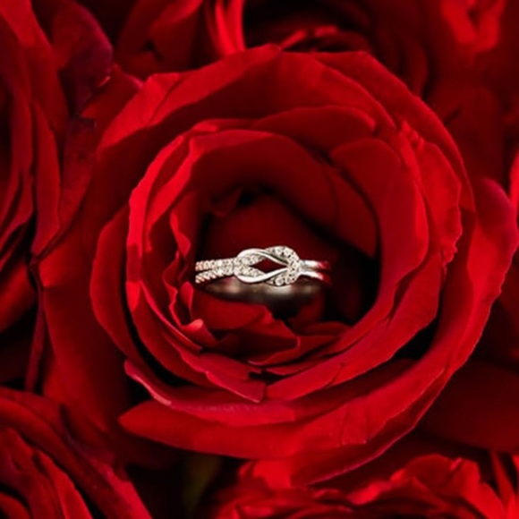 Infinity Engagement Ring - Picture 3 of 4